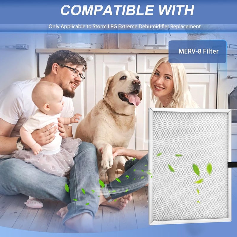 YDATTH Upgraded 6 Pack MERV 8 Replacement Set Dehumidifier Filter Compatible with ALORAIR Commercial Storm LGR Extreme,Only Applicable to Storm LGR Extreme Dehumidifier, filter Size 12.2x 9.9 x 0.4 - Image 5